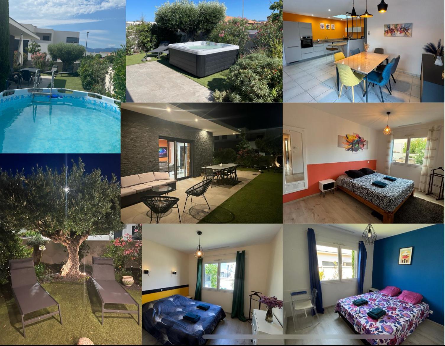 Villa Dolce Vida Proche Golf, Lac, Plage Et Collioure Villeneuve-de-la-Raho Kültér fotó